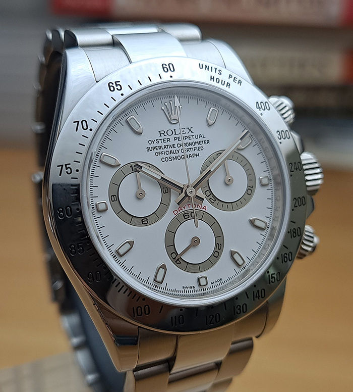 Rolex Daytona Stainless Steel White Dial Ref. 116520